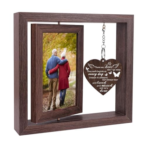 Boiveco Memorial Sympathy Gifts for Loss of Loved One, Memorial Gift for Loss of Mom Dad Picture Frame, Bereavement Remembrance Condolence Funeral Sentimental In Memory of Loved One Gifts, Display Two 4x6 Photos - Image 1