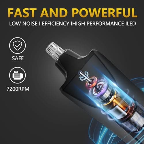 Manscape 3-in-1 Body Trimmer for Men, Groin, Pubic & Ball Hair Shaver No-Nick, Nose Hair Trimmer, Body Groomer for Smooth Shaving, Lightweight with Travel Lock, LED Display, IPX7 Waterproof, Gift Men - Thumbnail 4