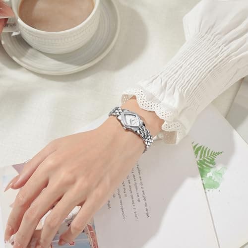 Rovixs Petite Women's Easy Reader Watch, Classic Women's Elegant with Watch,Great for Daily Wear & Occasions - Thumbnail 4