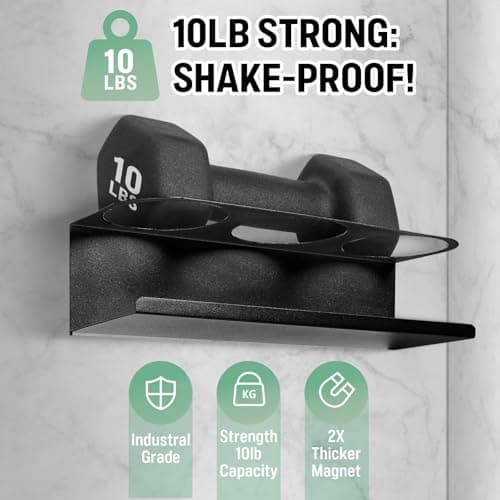 POLRAI 2 Pack Magnetic Stanley Cup Holder for Fridge, Water Bottle Organizer for Tumbler with Double Sided Tape Hold Stanley Cup Accessories for Kitchen Cabinet Wall - Thumbnail 6