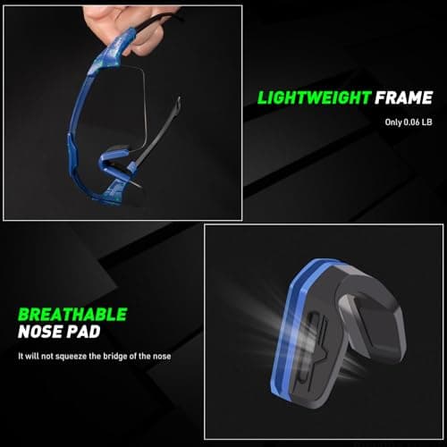 SCVCN Photochromic Cycling Glasses for Men Women UV400 Youth Sports Glasses for Running Baseball Golf - Thumbnail 5