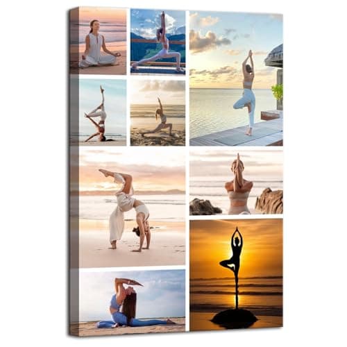 ZHIYYHAO Collage Canvas Prints with Your Photos Framed Personalized Multi Pictures Canvas Wall Art for Living Room Bedroom Study room Home Decor (CF-8,18.00L X12.00W'') - Image 1