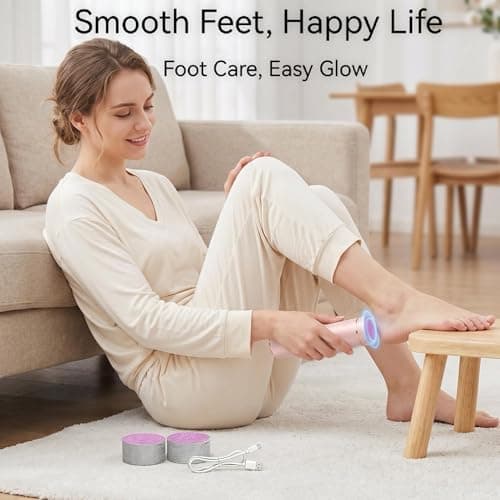 DIYIXULIE Electric Callus Remover, Rechargeable Foot File Home Use - Thumbnail 2