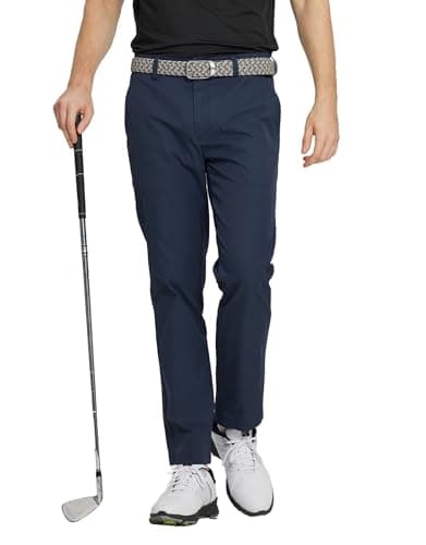 M MAELREG Dress Pants for Men Straight Fit Stretch Quick Dry Lightweight 5 Pockets Business Casual Golf Pants Men Navy