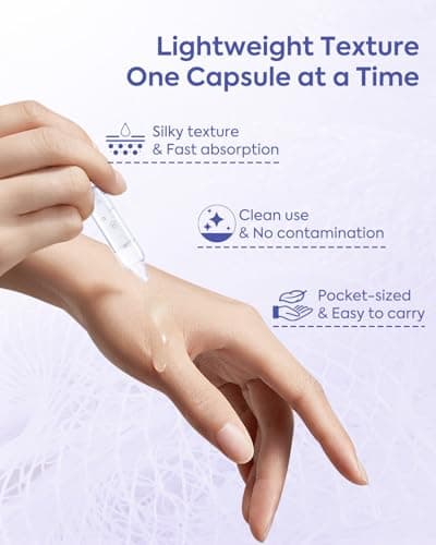 KOMFYMED Hydrating Serum Ampoules with Sodium Hyaluronate & Algae Extract, Deep Moisture & Barrier Repair, Single-Use Skincare Serum for Dry & Sensitive Skin (1.5ml / 0.05 fl.oz × 5) 可复美吨吨次抛精华 - Thumbnail 5