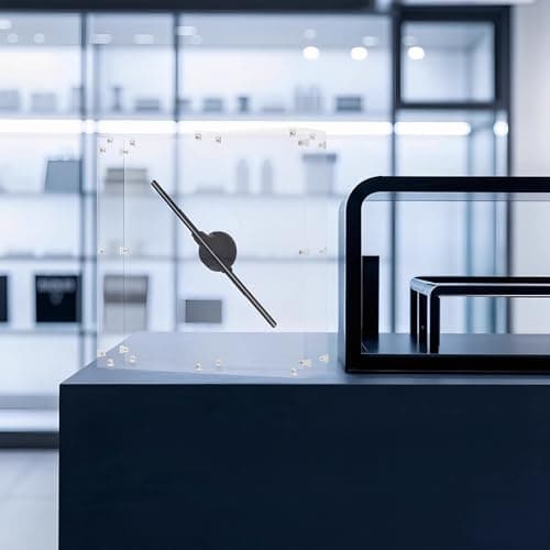 Missyou 3DHologramFan cover for 46CM for Collectibles Assemble Clear Acrylic Box Alternative Glass Case for 3DHologramFan or Holographic Projection (For 18.1 inches and below) - Thumbnail 5
