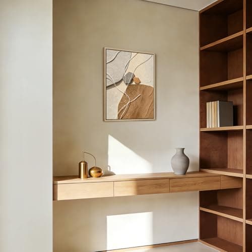 HISPACE Wall Art For Living Room,Minimalist Wall Art,Canvas Prints Paintings Artwork for Walls,Bedroom,Hallway,Office Wall Decor,12x16 Inch Unique Gift Wall Decor for Friends and Family - Thumbnail 2