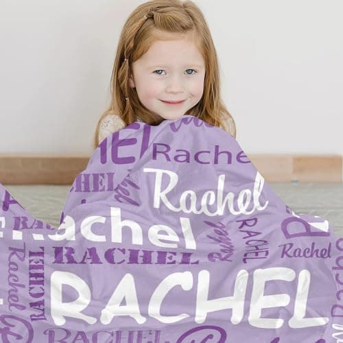 Corissy Ships Next Day, Personalized Blankets and Throws Custom Blanket with Name Customized Flannel Blanket for Kids Christmas Blanket Gifts for Teen Girls Boys - Thumbnail 2