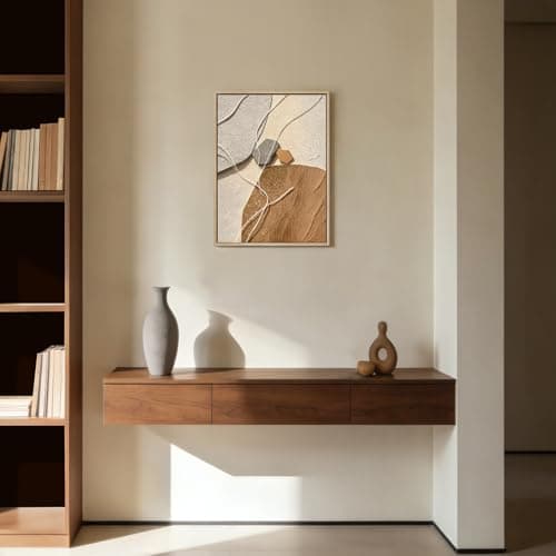 HISPACE Wall Art For Living Room,Minimalist Wall Art,Canvas Prints Paintings Artwork for Walls,Bedroom,Hallway,Office Wall Decor,12x16 Inch Unique Gift Wall Decor for Friends and Family - Image 1