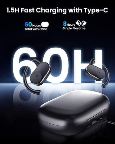 FERRISA Translation Earbuds Real Time, 3-in-1 AI Translation Earbuds with 164 Languages, 60H Playtime Bluetooth Translator Headphones, Open Ear Wireless Earbuds for Travel Business Calls - Thumbnail 5