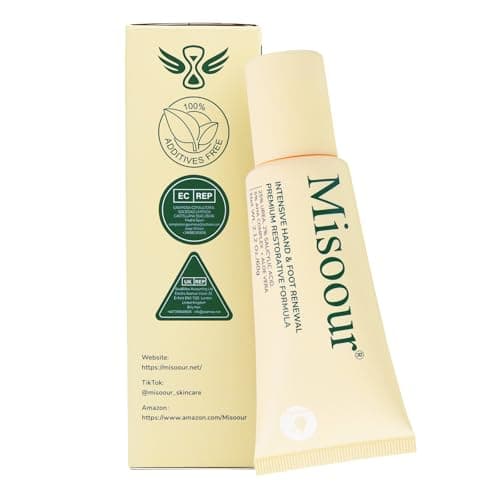 Misoour 25% Urea Hand Cream for Feet with 2% Salicylic Acid & 5% AHA+Aloe Vera, Urea Foot Cream for Dry Cracked Hands, Heels and Feet, Moisturizer and Repair for Rough Skin - Image 1
