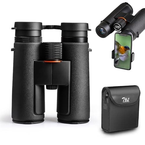 TRV 10x42 Binoculars for Adults High Powered - Waterproof Fogproof BAK4 Prism, with Phone Adapter for Bird Watching, Hunting, Travel - Image 1