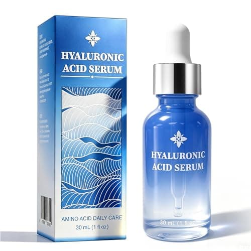 Hyaluronic Acid Serum for Face – Hydrating Anti Aging Face Serum with Hyaluronic Acid for Deep Moisturizing, Plumping Skin, Reducing Fine Lines & Wrinkles, Fast Absorbing Daily Skincare Solution