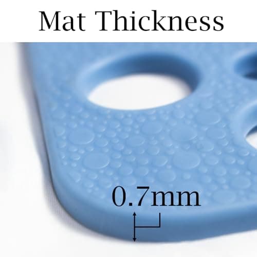 Tiamo Extra Large Shower Mat Non Slip,47 * 31 Inch Bathtub Mat for Shower with Big Suction Cups,Oversized Anti Slip Bath/Shower Mats for Inside Outside Shower,Perfect for Elderly, Blue - Thumbnail 4