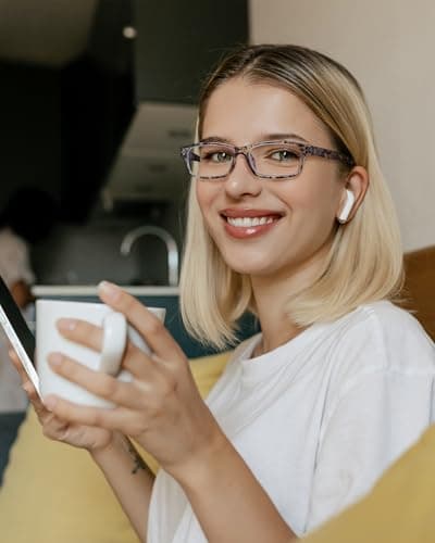 JOLISU Reading Glasses for Women Men - 5 Pack Ladies Stylish Readers Computer Eyeglasses W/Spring Hinge - Blue Light Blocking Glasses Anti Eyestrain 2.50 - Thumbnail 4