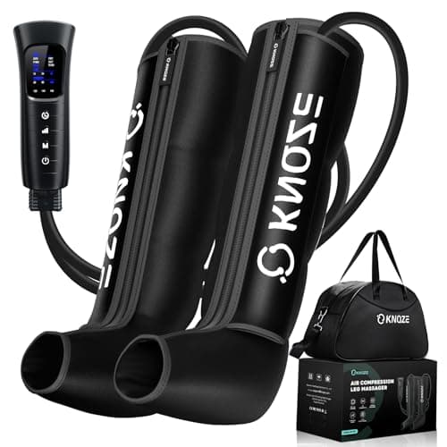 KNQZE Air Compression Recovery System, Foot and Full Leg Recovery Boots with Dynamic Pressure for Fast Therapy, Professional Device for Circulation and Pain Relief - Image 1