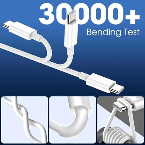 USBA to Type C Cable 3FT, 4Pack USB A to USB C Fast Cable Type-C Charging Cable Type C Cord for Car Carplay Compatible with iPhone 17/16/15 Samsung Galaxy S25/S24 iPad Pro (usba to c Cable, 3FT) - Thumbnail 3