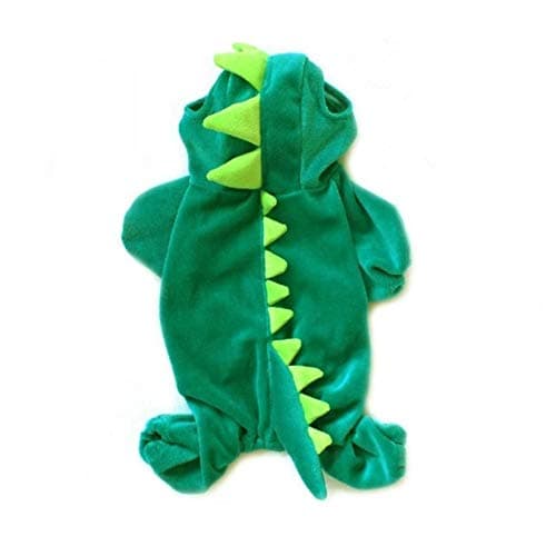 NACOCO Dog Dinosaur Design Costume Green Pet Clothes for Medium & Large Dog (Green, XXXL)