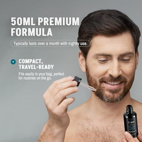 FORGE SKIN® Night Beef Tallow Serum for Men [TALLOW-BASED] - Facial Essence for Face Wrinkles with Essential Oils - Natural Green Tea Skincare for Radiance and Skin Hydration (1.7 OZ) - Thumbnail 5