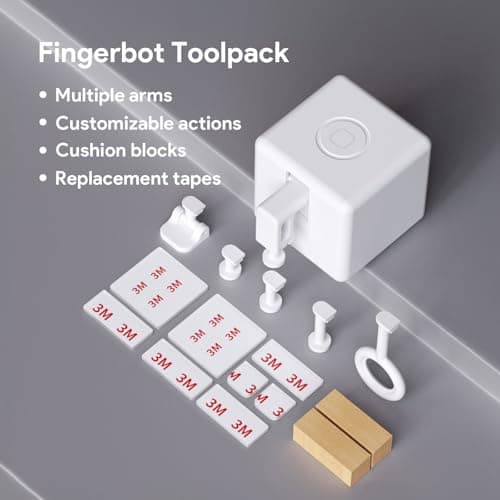 ORYZIC Fingerbot ToolPack – Accessory Arm Kit for Fingerbot (Rocker/Toggle/Long Arms, 3M Tapes) - Thumbnail 5