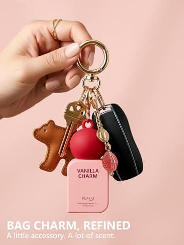 PUREU Creamy Vanilla Sandalwood Pheromone Perfume Oil for Women, Long Lasting Extrait de Parfum Roll On with Clip-on Keychain, Alcohol-Free Sweet Gourmand Travel Size for Date & On-the-Go, 0.34 Fl OZ - Thumbnail 4