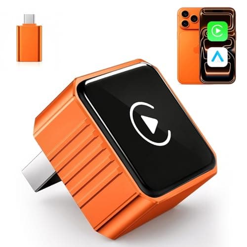 Beyn Wireless CarPlay Adapter for iPhone & Android - Convert Wired to Wireless CarPlay & Android Auto - Dual-Band Zero Latency for iOS 10+ & Android 11+, Fits 2016+ Wired Cars