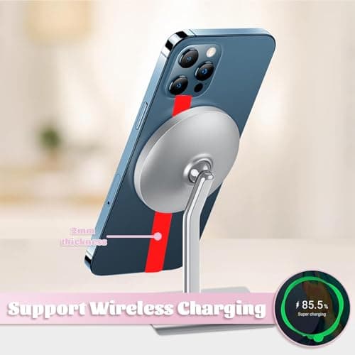 TEAMOLA Silicone Phone Grip Strap - Red 210 Phone Hand Strap Holder with Loop for Cell Phones, iPhone Grip, Finger Holder & Back of Phone Grips, Secure Anti-Slip Grip(3 Packs) - Thumbnail 3