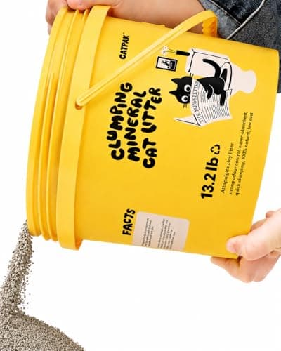 Clumping Cat Litter - 100% Natural Attapulgite Clay, Ultra-Low Dust (0.35%), Lock & Dry Technology for a Fresh Home, Fast Clumping & High Absorbency, Eco-Friendly, 13.2 LB (6, Kilograms) - Thumbnail 3
