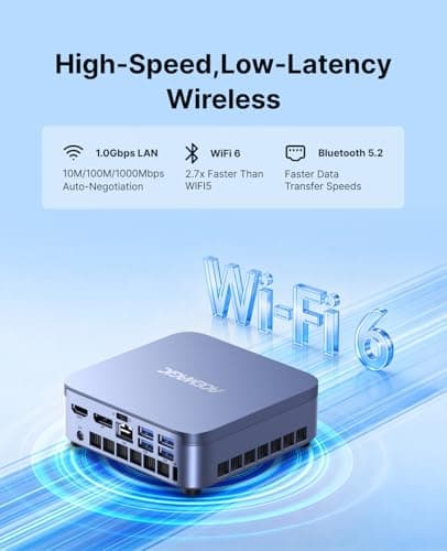 ACEMAGIC M5 Mini PC Intel Core 14500HX Mini Computers, 16GB RAM 512GB SSD, 55W HX-Class Processor 4.9GHz Mini PC Windows 11 Pro Triple 4K HDMI/DP, WiFi 6, Micro Desktop PC for Home Office Business - Thumbnail 5