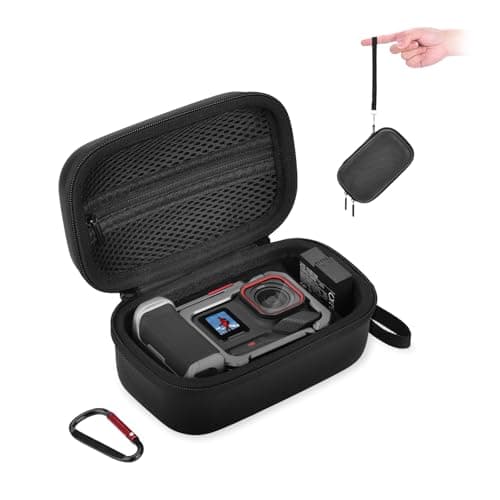 BRDRC Carrying Case for Insta360 Ace Pro 2/Ace Pro Xplore Bundle Kit, Portable Small Storage Bag Hard Shell Battery Travel Case with Wrist Strap Carabiner Insta 360 Ace Pro 2/Ace Pro Accessoires - Image 1
