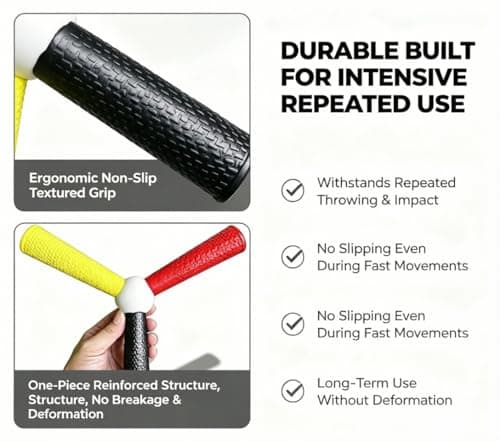 Hand Eye Coordination Training Trainer, High Elastic EVA, Non-Slip Grip, Portable One-Piece Design, Hand-Eye Coordination Trainer for Youth Sports, Boxing MMA, Home Outdoor Training - Thumbnail 6