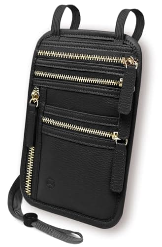 Sizobi Neck Wallet for Traveling Women Men, RFID Blocking Leather Passport Holder Pouch, Family Document Organizer Passport Wallets,International Travel Must Haves Travel Accessories - Image 1
