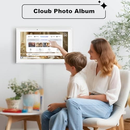 Digital Calendar, 15.6 Inch Wall Planner Electronic Calendar&Chore Chart,1080P Full HD Interactive Touchscreen Smart Touchscreen Interactive Display for Family Schedules – Wall Mount Included, Great for Organizing Your 2025-2026 White - Thumbnail 3