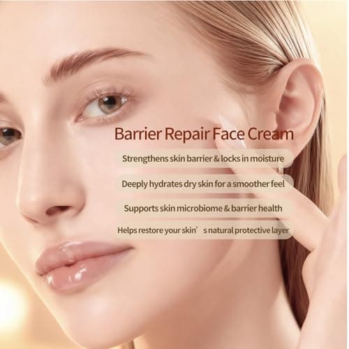 AgeSerene Daily Facial Moisturizer with Ceramide, Hyaluronic Acid & Vitamin E, Restores Sensitive Skin Barrier with Long-Lasting Hydration, Gentle Formula, Alcohol-Free, 1.7 fl oz - Thumbnail 6