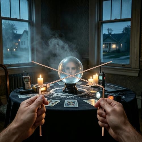Yncotte 99.9% Copper Dowsing Rods - 2-Pack Divining Rods with Bag - Copper Bars Ghost Hunting Equipment & Witchcraft Divination Tools, Detect Gold, Water, Spirits, Upgrade Set - Thumbnail 6