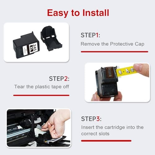 Starink 246XL 245XL Ink Cartridge Replacement for Canon Ink 245 and 246 PG-245XL CL-246XL Compatible with Canon 245XL 246XL Combo Pack for Pixma MX490 MX492 MG2522 TR4522 TR4520 TS3122 TS3322 Printers - Thumbnail 4