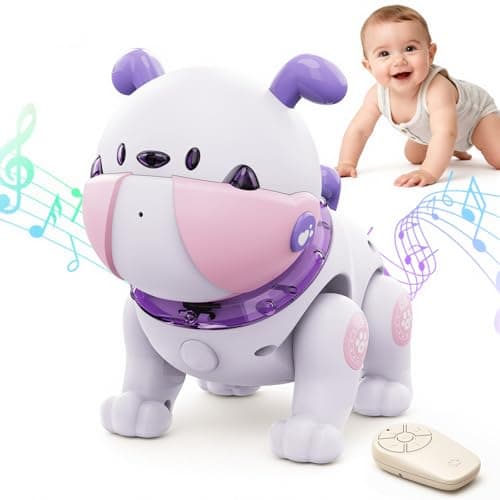 great dachong Baby Toys for 6-12 Months: Musical Crawling Dog Toy with Dancing, Recording & Lights, First Birthday Gift for Boys & Girls, Tummy Time Sensory Toy for Toddlers 1-3 - Image 1