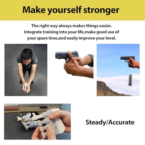 Trigger Trainer for Dry-Fire Training – Enhance Trigger Control & Muscle Memory & Shooting Accuracy for Handguns, Pistols & Firearm Owners, No Real Click Sound (Two-color 1 stage) - Thumbnail 5
