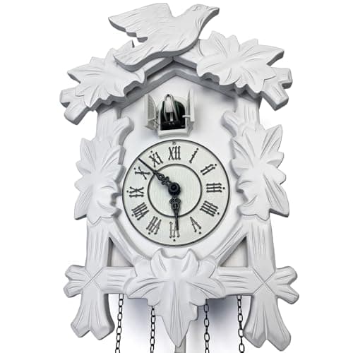 Rylai Vintage Cuckoo Clock Handcrafted Wooden Wall Clock for Home Décor - Thumbnail 6