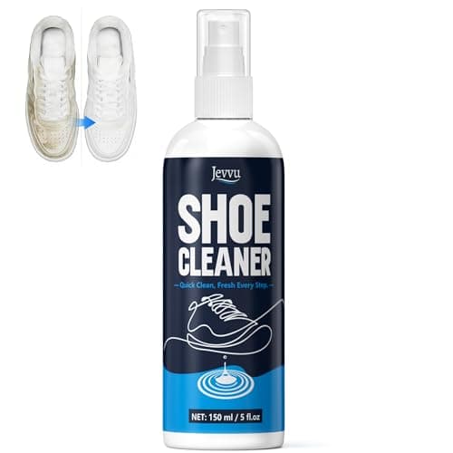 Jevvu Shoe Cleaner, Sneaker Cleaner for White Shoes, Leather, Rubber, Mesh & Knit – Easy-to-Use Spray for Everyday Dirt and Marks - Image 1