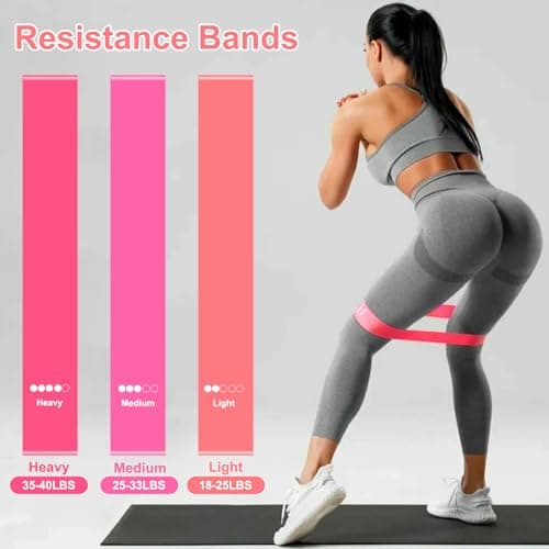 Pilates Kit for Home Workouts Set for Women, Pilates Ring Equipment and Ball Set Home Pilates Workout Kit with 15" Magic Circle Ring and Resistance Bands, A Must-Have for Beginners and Seasoned Yogis - Thumbnail 5