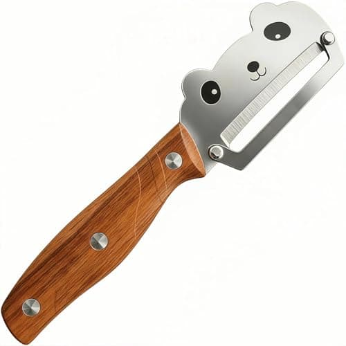 ABFOF Panda Vegetable Peeler, Stainless Steel Blade Ergonomic PP Handle