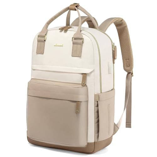 LOVEVOOK Travel Laptop Backpack Women, 17.3 Inch Anti-theft Laptop Bag with USB Port, Fashion Waterproof Computer Backpacks Teacher Nurse Backpack Purse for College School Work - Image 1