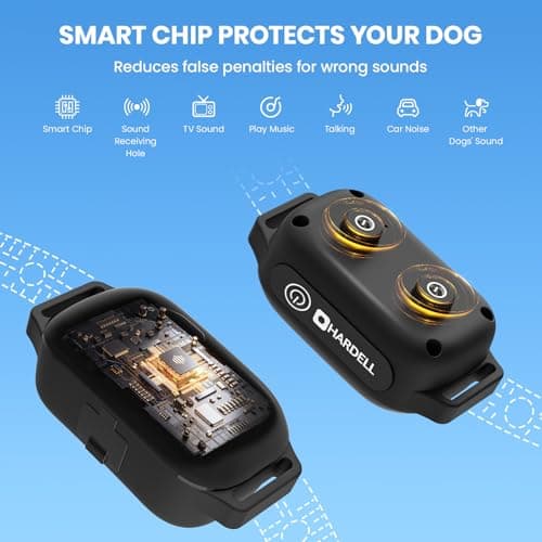 2-in-1 Dog Shock Collar and Bark Collar with Remote Control, Dog Training Collar Remote 3300FT, IPX7 Waterproof, Dog Shock Collar for Large Medium Small Size Dog, Dog Bark Collar with Flashing Light - Thumbnail 5