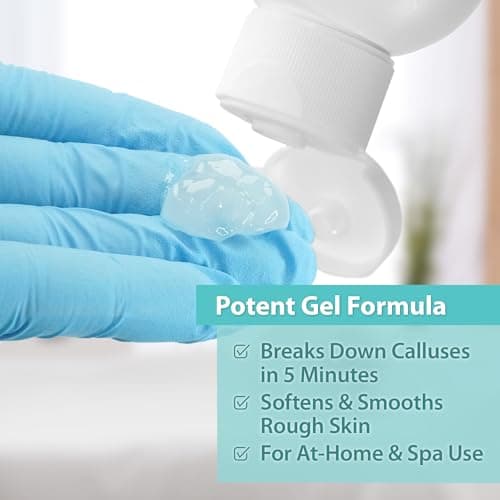 Ebanel Professional Callus Remover for Feet with 20% Urea, Epsom Salt, Salicylic Acid, Glycolic Acid, Heel Toe Foot Callus Remover Gel Peel Exfoliator Dead Skin Removal for Feet, Cracked Heel Repair - Thumbnail 4