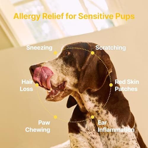 PENPEN Dog Allergy Chews - Anti-Itch & Itchy Skin Support for Dogs, Probiotics & Omega 3 (Fish Oil) for Immune & Gut Health - Salmon Flavor - 180 Soft Chews - Thumbnail 5