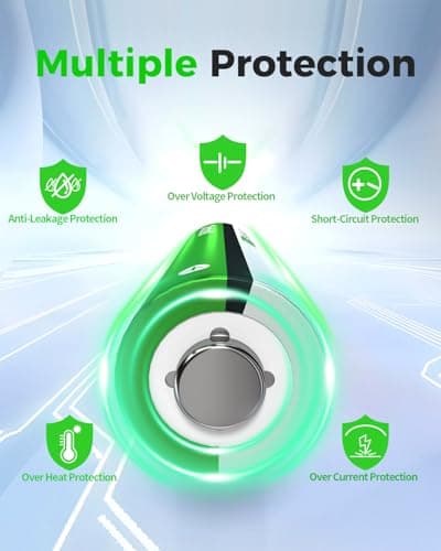 Granicell Rechargeable AAA Batteries with Charger,8 Pack 1100mAh Low Self Discharge Triple A Batteries with 8 Bay AA AAA Smart Battery Charger for Ni-MH Ni-CD,Independent Slot - Thumbnail 2