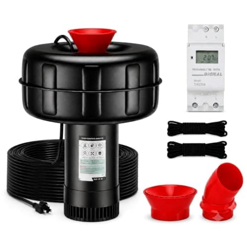 BOFEKTE Pond Fountain Aerator, 1HP 110V 15000 GPH Fountain Pump Lakes(Black)