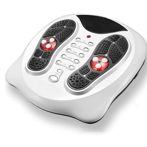 FIT KING Neuropathy Pain Relief for Feet Massager, EMS Foot Massager for Neuropathy with TENS Pads, Foot Circulation Stimulator for Plantar Fasciitis, Diabetes Feet Pain Relief - Image 1