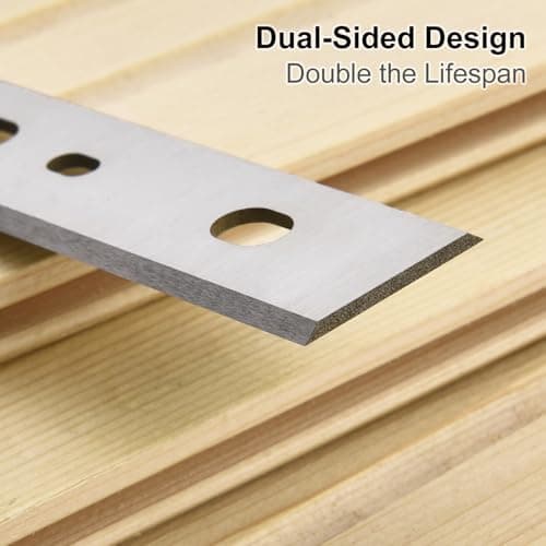 STARIBS 13-Inch Thickness Planer Blades for DeWalt DW735 DW735X Planer, Replacement DW7352 HSS M2 Woodworking Knives- Set of 3 - Thumbnail 2